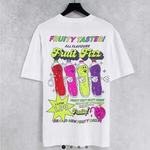 Collusion Graphic T-Shirt - White asos